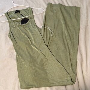 White fox maxi dress